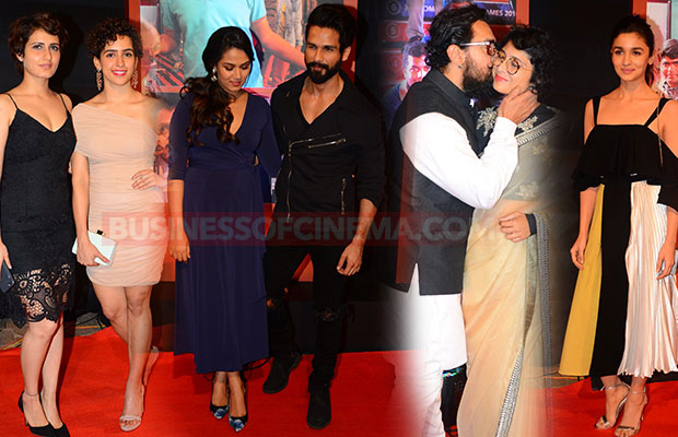 Dangal Success Bash: Aamir Khan Kisses Wife Kiran Rao, Shahid Kapoor, Alia Bhatt, Rekha Attend Star Studded Bash!