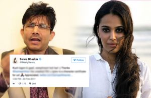 Swara Bhaskar SLAMS KRK Yet Again