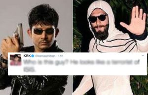 Kamaal R Khan Calls Ranveer Singh A Terrorist