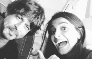 Here's What Happened When An Excited Sonam Kapoor Bumped Into Shah Rukh Khan On The Same Flight!