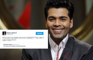 Karan Johar's Hilarious Reply When Someone Asked Him For His Mobile Number!