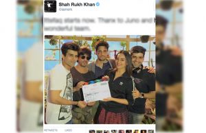 Shah Rukh Khan Shares Photo Of Siddharth Malhotra-Sonakshi Sinha From Ittefaq Sets And Thanks Them!
