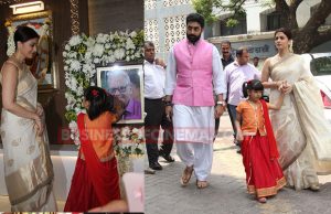Just In Photos: Bachchan Family Pays Homage To Aishwarya Rai's Father Krishnaraj Rai