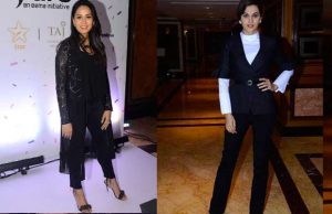 Photos: Shahid Kapoor's Wife Mira Rajput And Taapsee Pannu Snapped At A Women's Day Event