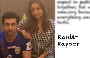 Ranbir Kapoor's SPECIAL Note For Shah Rukh Khan's Wife Gauri Khan!
