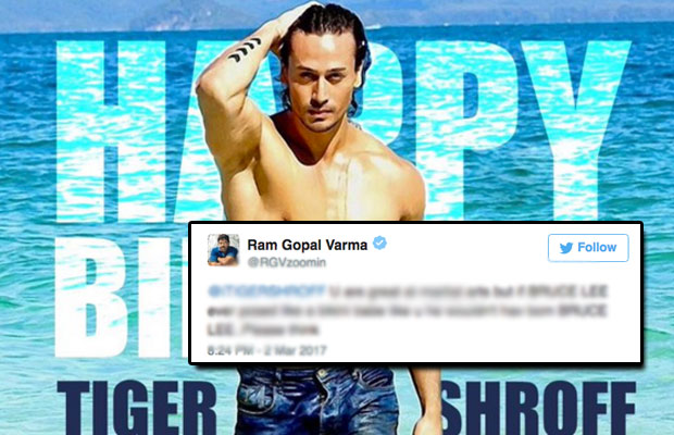 Ouch! Ram Gopal Varma Trolls Tiger Shroff, You Won’t Believe What He Called Him