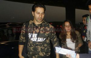 Airport Spotting: Post Badrinath Ki Dulhania, Varun Dhawan Leaves For A Holiday With Girlfriend Natasha Dalal
