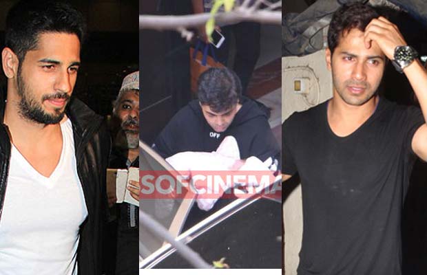 What Happened When Varun Dhawan And Sidharth Malhotra Came Face To Face When They Went To Meet Karan Johar’s Twins!