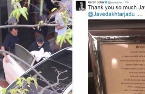 Photo: Karan Johar Overwhelmed By Javed Akhtar's PRECIOUS Gift To His Twins