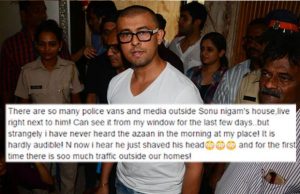 This Actress Who Lives In Same Locality As Sonu Nigam Doesn't Hear The Azaan