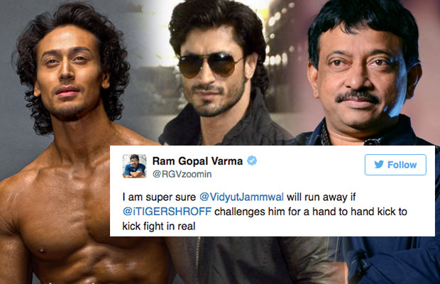 A Drunk Ram Gopal Varma Provokes Vidyut Jammwal To Fight With Tiger Shroff!