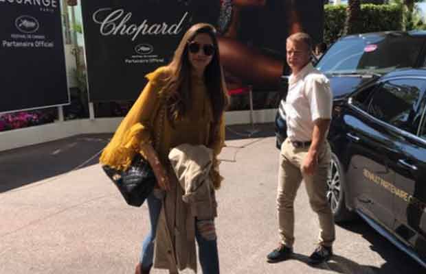 Cannes 2017: Deepika Padukone Reaches French City For Her Debut In Extremely Stunning Look!