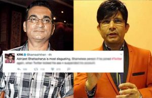 Kamaal R Khan Takes A Dig At Abhijeet Bhattacharya Joining Twitter Again