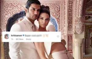 Here's How Kriti Sanon Reacted To Sushant Singh Rajput Picture With Kendall Jenner!