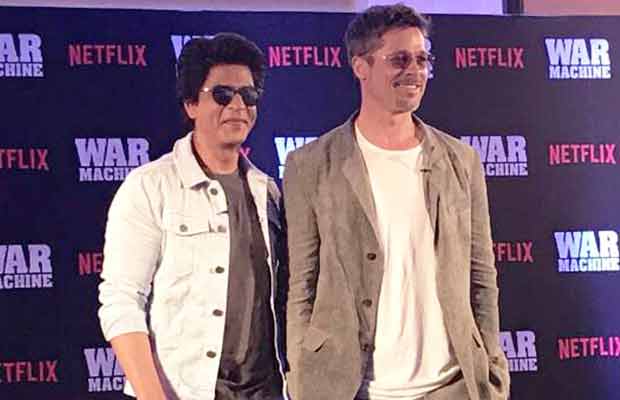 In Pics : Shah Rukh Khan Expresses His Fear Of Hollywood Taking Over Bollywood To Brad Pitt