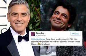 Sunil Grover's Reaction When A Guy's French Girlfriend Called Him The Younger George Clooney!