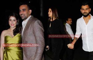 Photos: Lovebirds Virat Kohli-Anushka Sharma Walk Hand In Hand At Zaheer Khan-Sagarika Ghatge's Engagement!