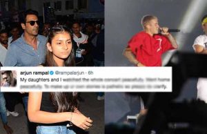 ANGRY Arjun Rampal Tweets On The Reports Of Him Pushing A Photographer At Justin Bieber’s Concert