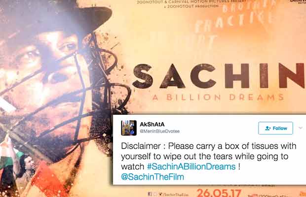 Sachin: A Billion Dreams Tweet Review: This Emotional Reaction From Audience Will Force You To Watch The Film!