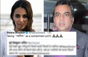 Swara Bhaskar's Reaction On Paresh Rawal's Tweet On Arundhati IRKS Twitterati!