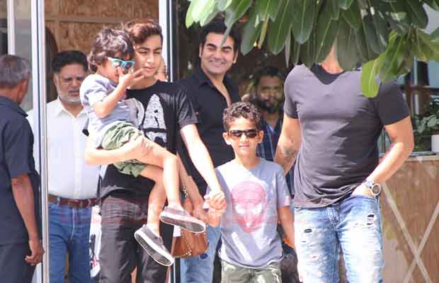 Just In Photos: Malaika Arora With Arbaaz Khan And Family Celebrate Father’s Day