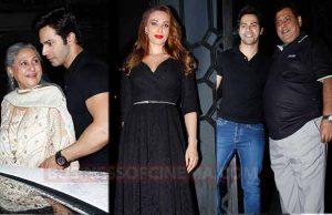 PHOTOS: Varun Dhawan Attends Mommy’s Birthday Bash, Iulia Vantur And Jaya Bachchan Also Snapped