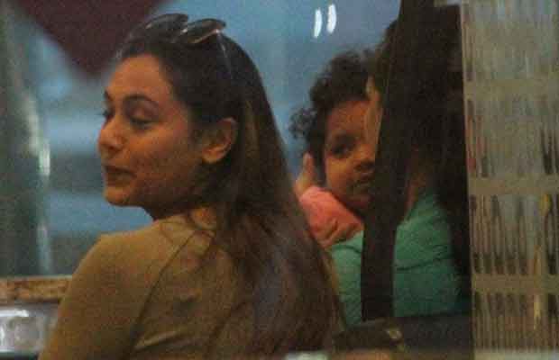 Photos: Rani Mukerji SPOTTED With Daughter Adira At The Airport!
