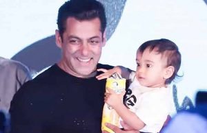 Watch Video: Salman Khan's Cute Moments With Nephew Ahil Sharma At Being Human Cycle Launch
