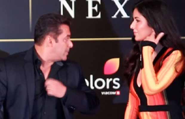 Watch Video: Protective Salman Khan Secretly Asks Katrina Kaif To ADJUST Her Dress!