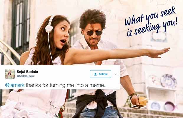 A Girl Named Sejal Thanks Shah Rukh Khan Over Jab Harry Met Sejal Title, His Reply Is EPIC!