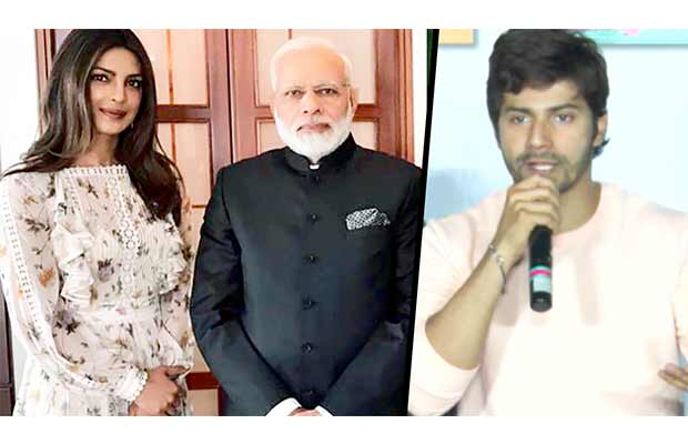 Watch: Varun Dhawan’s REACTION On Priyanka Chopra Meeting PM Narendra Modi In A Dress!