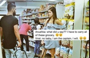 Oops! This Pic Of Anushka Sharma With Virat Kohli Has Become A Butt Of Jokes