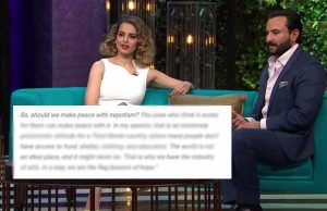 Here's WHAT Kangana Ranaut REPLIED To Saif Ali Khan's Open Letter Over Nepotism Controversy