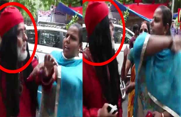 Watch: Om Swami Gets BEATEN UP Again By Ladies In Delhi Like Never Before!