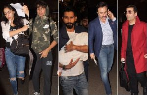 PHOTOS: Karan Johar, Shahid Kapoor With Mira Rajput And Misha, And Others Leave For IIFA 2017