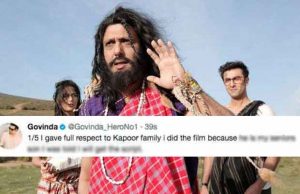 Oops! Govinda Lashes Out At Makers Of Ranbir Kapoor's Jagga Jasoos
