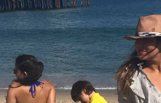 Snapped: Shah Rukh Khan’s Wife Gauri Khan Sunbathing With Kids Suhana And AbRam