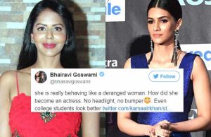 Kriti Sanon's Bang On Reply To Bharavi Goswami's Body Shaming Tweet On Her