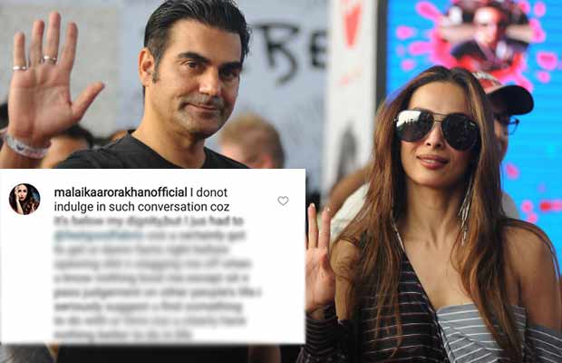 Malaika Arora Shuts Down Haters Accusing Her For Living Off Arbaaz Khan’s Alimony! And It’s Bang On!