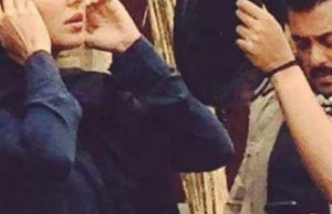 Photo: Salman Khan And Katrina Kaif Prepping For A Shot On The Sets Of Tiger Zinda Hai