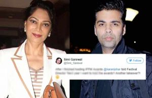 Actress Simi Garewal MIFFED, Takes A DIG At Karan Johar?