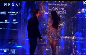Tiger Shroff Saves Disha Patani From Almost Wardrobe Malfunction At Lakme Fashion Week 2017