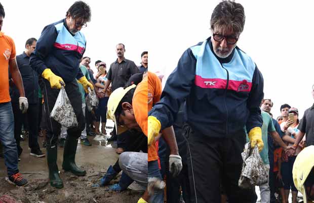 Photos: Amitabh Bachchan Shoots A Special Episode Of Kaun Banega Crorepati At Versova Beach
