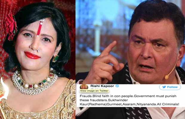 Rishi Kapoor Calls Radhe Maa A Fraudster, The Godwoman Reacts!