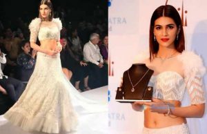 Gorgeous Kriti Sanon Walks The Ramp For Archana Kochhar At IIJW 2017