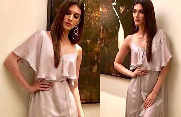 Kriti Sanon Looks Elegant In A Beautiful Silk Dress