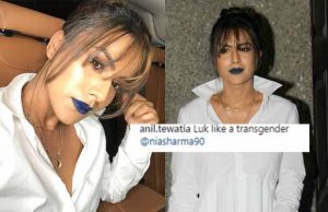 Nia Sharma Gets Trolled For Blue Halloween Lips, Here’s What She Does Next!