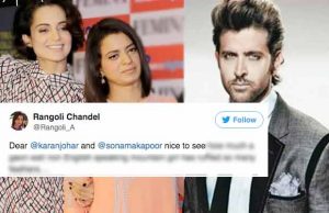 Rangoli Chandel Lashes Out At Farhan Akhtar, Karan Johar And Sonam Kapoor For Supporting Hrithik Roshan!