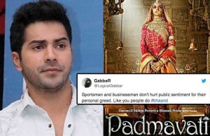 Varun Dhawan Gets Trolled For Supporting Deepika Padukone's Padmavati, Actor Gives A Befitting Reply!