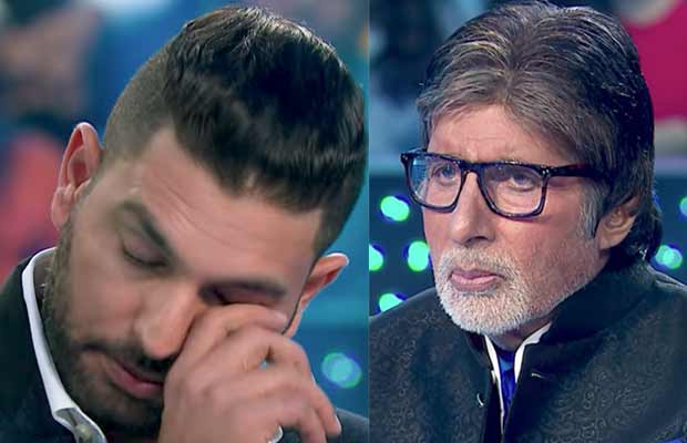 WATCH: Yuvraj Singh Breaks Down Into Tears On Amitabh Bachchan’s Kaun Banega Crorepati